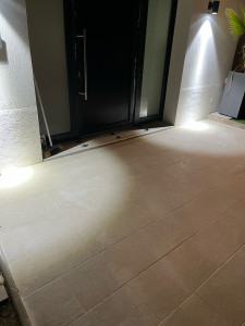 Photo de galerie - Pose de carrelage 30x60 extérieur 