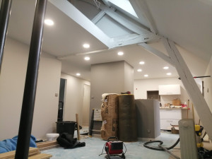 Photo de galerie - Agencement mezzanine placo