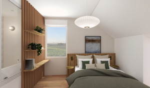 Photo de galerie - Réaménagement d'une chambre parentale