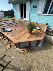 Photo de galerie - Terasse bois exotique cumaru 