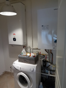 Photo de galerie - Installation chaudière et chauffe eau