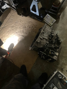 Photo de galerie - Dépose d’un boite de vitesse robotisée pour embrayage 