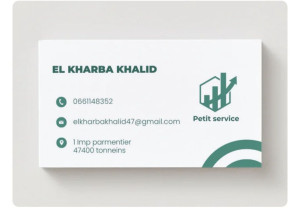 Photo de galerie - Carte visite 
