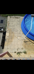 Photo de galerie - Nettoyage dalle autours de la piscine 