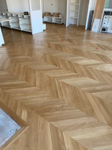 Photo de galerie - Pose de parquet - Revêtement de sol