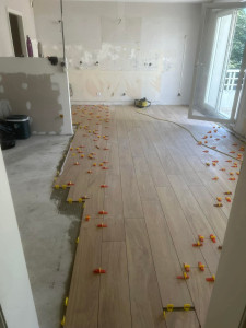 Photo de galerie - Pose de parquet - Revêtement de sol