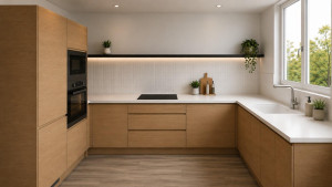 Photo de galerie - Finition cuisine  complète avec sol 