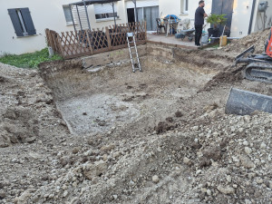 Photo de galerie - Terrassement piscine 
