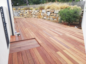 Photo de galerie - Pose terrasse en cumaru