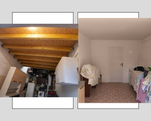 Photo de galerie - Réalisation faux plafond cloison plus bloc porte