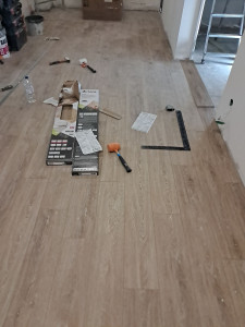 Photo de galerie - Pose de parquet - Revêtement de sol