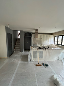 Photo de galerie - Chantier entièrement protéger 