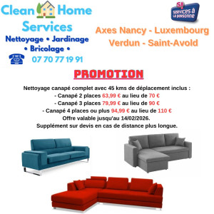 Photo de galerie - Nettoyage de canapés 