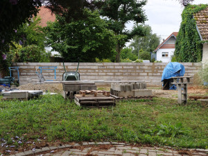 Photo de galerie - Maçonnerie de mur de clôture 