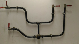 Photo de galerie - Épreuve d'examen. Cintrage de tubes en acier.