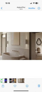 Photo de galerie - Salle de bain moderne réalisé en 2 semaines 