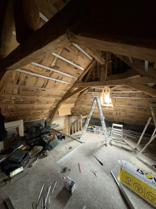 Photo de galerie - Pose de l’isolation