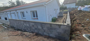 Photo de galerie - Muret autour d'une maison