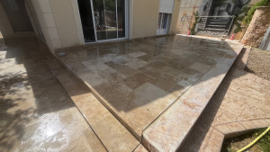 Photo de galerie - Pose travertin