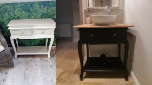 Photo de galerie - Rénovation meuble pour salle de bain