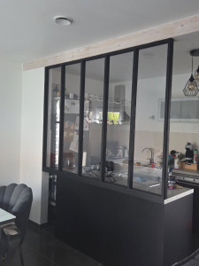 Photo de galerie - Création d'une verrière sur mesure