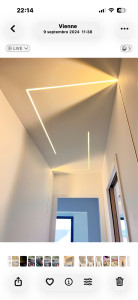 Photo de galerie - Travaux de placo, peinture et installation LED professionnelle