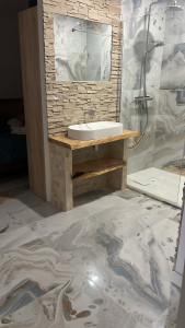 Photo de galerie - Meuble salle de bain création complète 