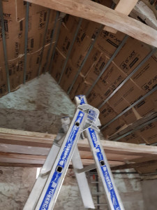 Photo de galerie - Isolation de grenier et plaque 