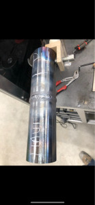 Photo de galerie - Soudage d’un tube en acier au chalumeau 