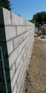 Photo de galerie - Réalisation d'un mur et de la semaine