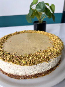 Photo de galerie - Un délicieux cheesecake aux pistaches