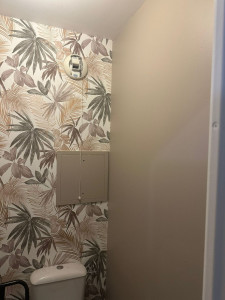 Photo de galerie - Papier peint+pienture 