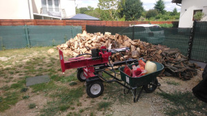 Photo de galerie - Fendeuse de buches 37 tonnes de poussé 