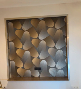 Photo de galerie - Pose de tapisserie 