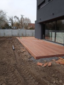 Photo de galerie - Pose d une terrasse en bois