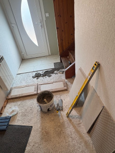 Photo de galerie - Pose de carrelage 