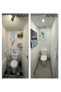 Photo de galerie - Rénovation complète d’un WC