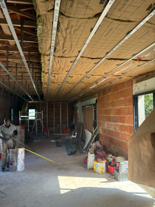 Photo de galerie - Ossature métallique pour plafond à Pessac