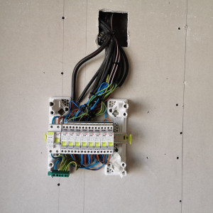 Photo de galerie - Pose tableau électrique 