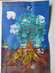 Photo de galerie - Animation éducation à l'environnement, arts plastiques pour enfants