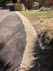 Photo de galerie - Pose de pavé et béton lavé