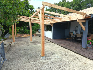 Photo de galerie - Création d'une pergola 