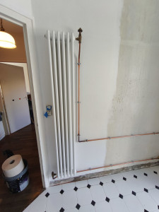 Photo de galerie - Déplacement radiateur