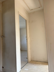 Photo de galerie - Première couche enduit (séchage)