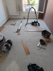 Photo de galerie - Pose de parquet - Revêtement de sol