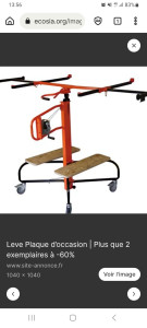 Photo de galerie - Lève plaques