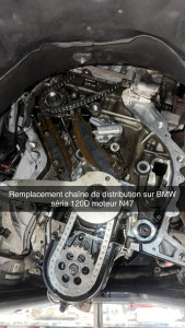 Photo de galerie - Kit chaîne de distribution BMW moteur N47