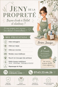 Photo de galerie - Aide ménagère à votre écoute contacter moi si besoin 