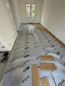 Photo de galerie - Pose parquet