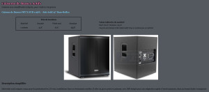 Photo de galerie - Caisson de basse (Evènementiel)